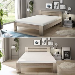 Futon Bed 140x200 - Light Oak