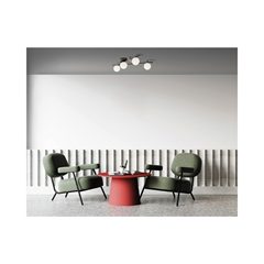 Kika Ceiling Lamp – Liquorice Black & Brushed Gold