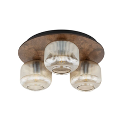Ceiling Lamp 3xE14 - Brown