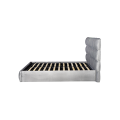 Upholstery Bed with Gas Lift 160x200 - Light Grey