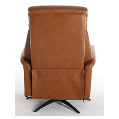Swivel Electric Recliner – Brown