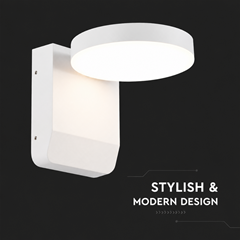 17W LED Wall Light – White
