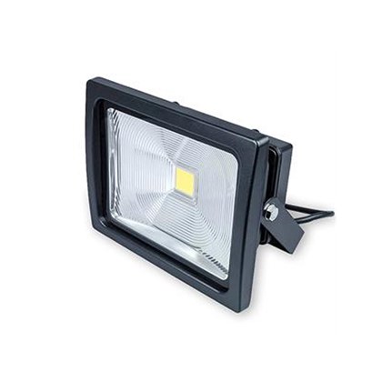 LED Floodlight Black 30W 3000K