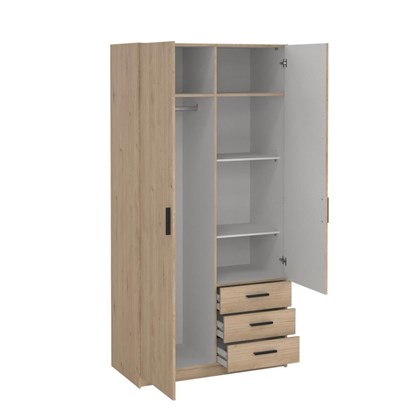 Sprint Wardrobe with 2 doors &  3 drawers