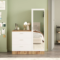Dressing Table In Pine and White
