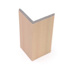 Exterior WPC Wall Panel L Corner - Maple Wood
