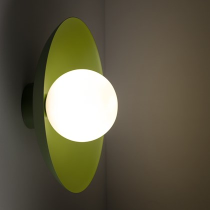 Wall Lamp Slate Glass - Green