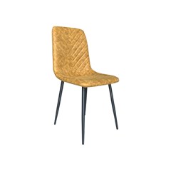 Dining Chair Microfiber Yellow