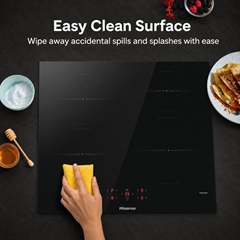 Induction Hob 4 Zone – Black