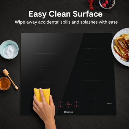 Induction Hob 4 Zone – Black