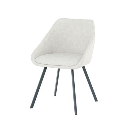 White Dining Chair PU