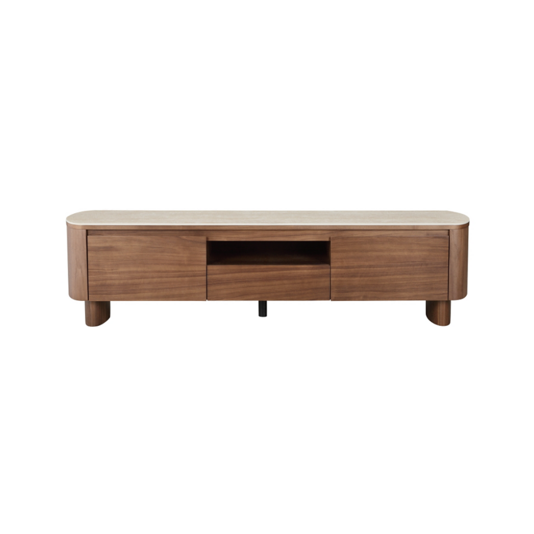 TV Unit 1800x395x450 - Walnut