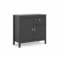Madrid Sideboard 2 Doors and 1 Drawer Black