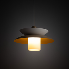 Verado Knowing Hanging Lamp – White & Beige