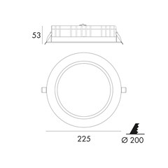 Dimmable LED Panel 30W 4000K