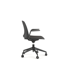 Black PP Seat and Back Chair