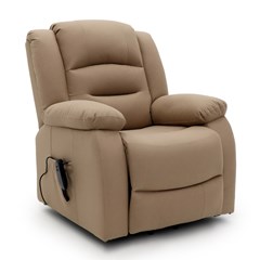 Power Lift Recliner Chair 92X90x105cm - Beige