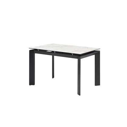 Dining Table EXT 120-170x80x76cm - Ceramic White