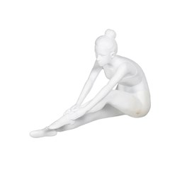 Figure White Polyresin