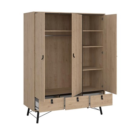 Ry Wardrobe with 3 doors & 3 drawers