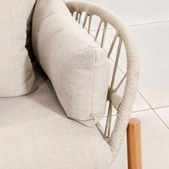 Outdoor Rocking Chair - Taupe and Beige