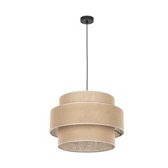 Pendant Lamp Calisto - Jute & Black