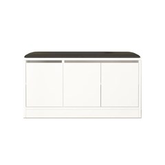 Shoe Rack Cabinet Bench with Puff