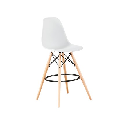 Bar Chair PP Wood - White