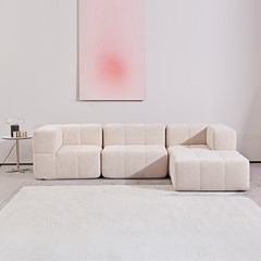 2-Seater Modular Sofa - Beige