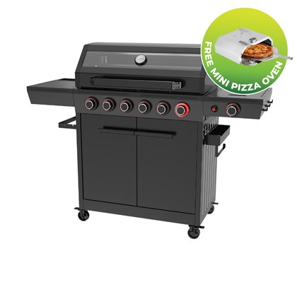 Black BBQ - 6 Burner