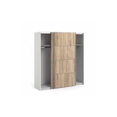 Verona Wardrobe – White & Oak