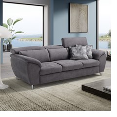 3 Seater Sofa Bed with Adjustable Headrests