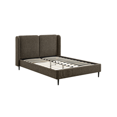 Upholstery Bed 140x190cm - Brown