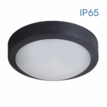 LED Lighting Fixture Mezzo/R 18W Black 4000K