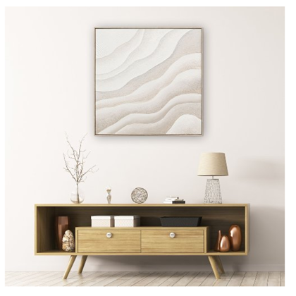 Dune Acryl Painting 80X80x4.5Cm