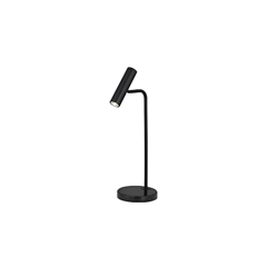 Table Lamp – Metal & Marble Black