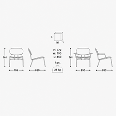 New School Lounge Armchair