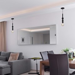 Hanging Lamp Tower - Black