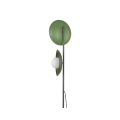 Slate Peapod Green Floor Lamp – Green & White