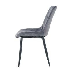 Dining Chair Velvet - Dark Grey