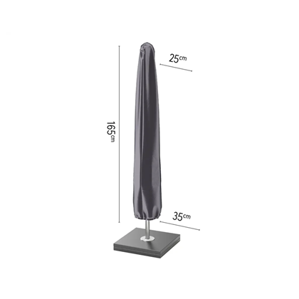 Centre Pole Parasol Cover - Anthracite