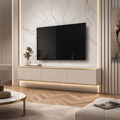 TV Unit MDF Wall Mounting – Beige