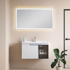 Frameless LED Makeup Mirror Light - 1200x600mm