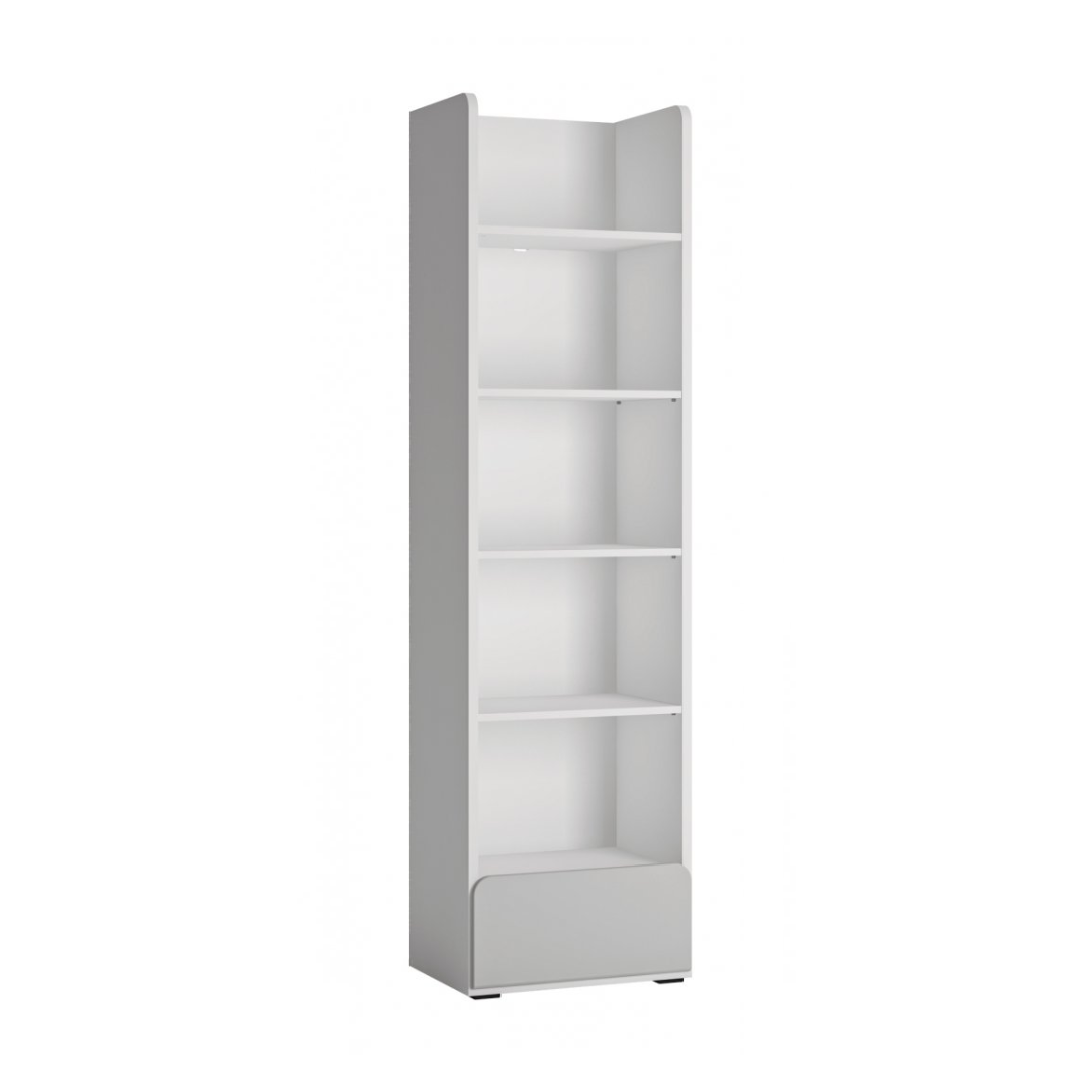 Bookcase 1S White Alpin - Billbergia