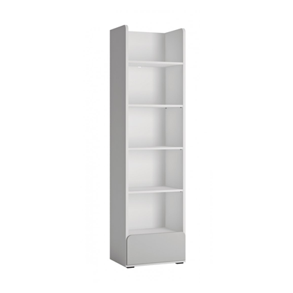 Bookcase 1S White Alpin - Billbergia