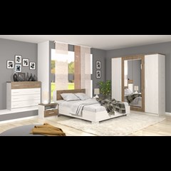 Bedroom Set - White & April Oak