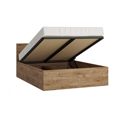 Bed With Lifting Frame 140 – Golden Ribbeck Oak