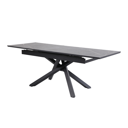 Extendable Table MDF Top with Melamine Black
