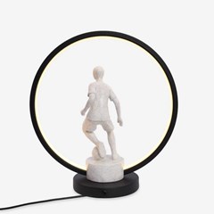 Figurine Table Lamp - Black & White