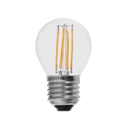 6W G45 Filament Bulb Clear Cover 3000K E27